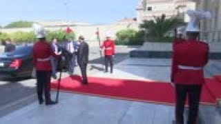 Iraq president Salih hosts Italian PM Conte for talks