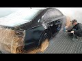 Car painting | Audi A8 | Water base Cromax Pro Sata 5000 RP | Clear coat Lechler Mc405 Iwata ws400