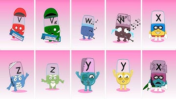 Sprunki Alphablocks V W X  Y and Z | Compilation Incredibox #sprunki #alphablocks #sprunkiincredibox