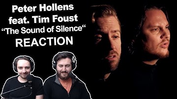 Singers Reaction/Review to "Peter Hollens feat. Tim Foust - The Sound of Silence"