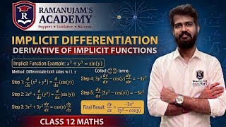 Don’t Lose Marks ❌ Implicit Differentiation | NCERT Important Problems | Class 12