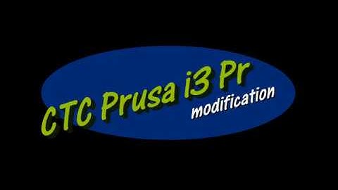 CTC Prusa i3 Pro B (Geeetech Prusa i3 Pro B Clone) Modification