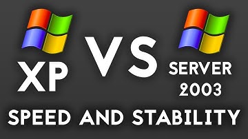 Windows XP vs Windows Server 2003 : Speed Test and Stability Testing
