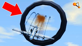 BeamNG Drive - Impossible PLANE Stunts #1 | CrashTherapy