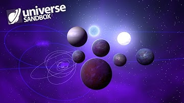 Making A Solar System Out Of Purple Objects, Universe Sandbox ²