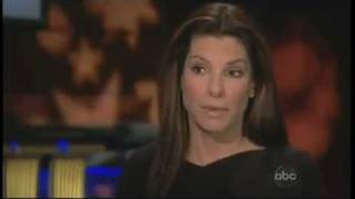 Sandra Bullock on Barbara Walters - Interview Oscar Night Special 1/2