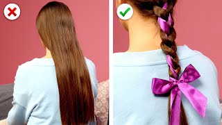 GIRLY HAIRSTYLES! 9 Trucos de cabello DIY inteligentes
