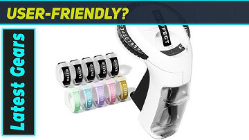 Embossing Label Maker Machine: The Coolest Retro 3D Labels for Everything!