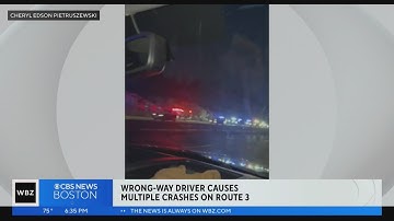 Police: Knife-wielding wrong-way driver causes multiple crashes on Route 3
