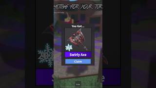 Trading Cookiecane and Gingermint and Phantom for Swirly Axe in Roblox MM2