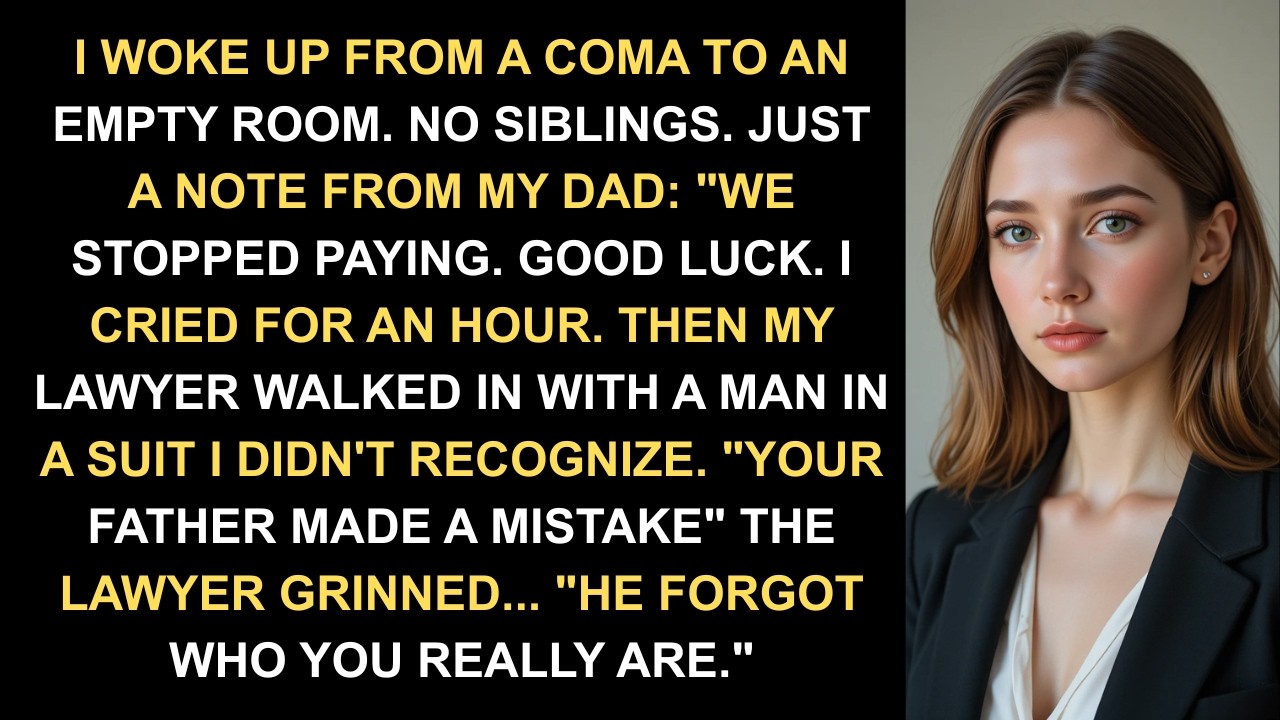 Я очнулся от комы в пустой комнате. Ни братьев, ни сестер. Только записка от отца: «Мы перестали ...