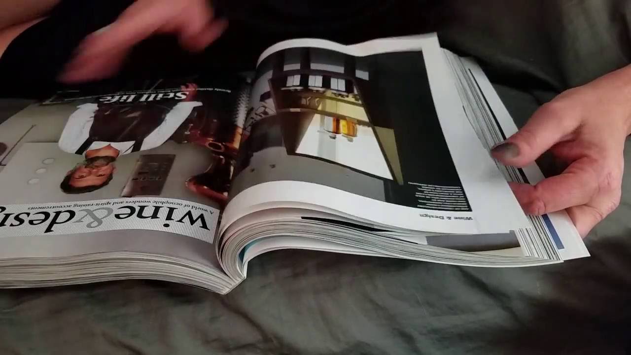 ASMR-Fast Magazine Page Turning- By Request- No Talking