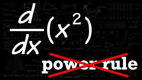 Derivative of x^2 but no power rule