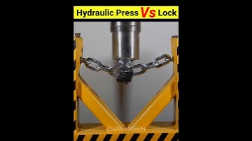 Hydraulic Press Vs Strongest Locks #shorts #youtubeshorts #short