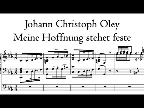 Oley - Meine Hoffnung stehet feste - Metzler organ, Poblet, Hauptwerk