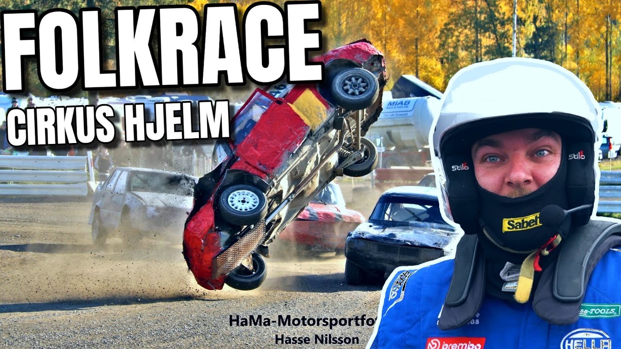 FOLKRACE MED MIN VOLVO 245 PÅ CIRKUS HJELM - [VLOGG #694]