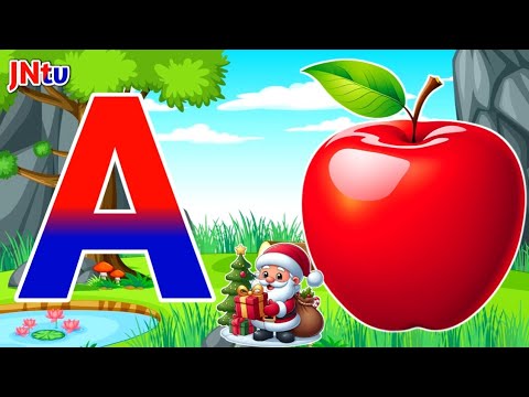 Phonics Song 2 with TWO Words in 3D - A For Apple - ABC Alphabet Songs with Sounds for Children