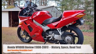 Best Sounding Motorcycle? Gen 5 Honda VFR800 Road Test Review (19982001)