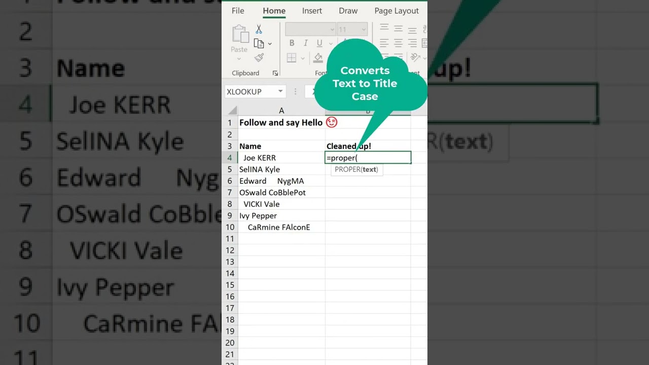 Excel tip of the day 