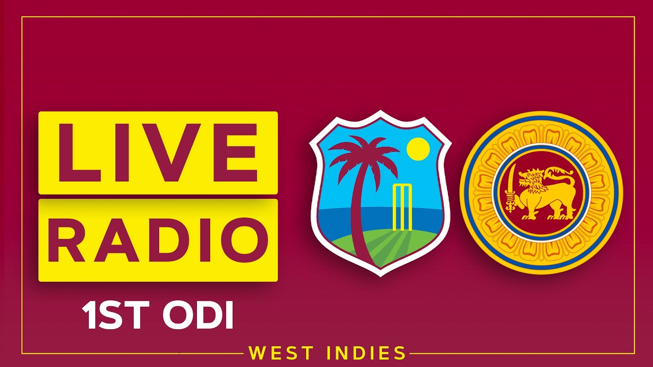 🔴 RADIO | West Indies v Sri Lanka | 1st ODI