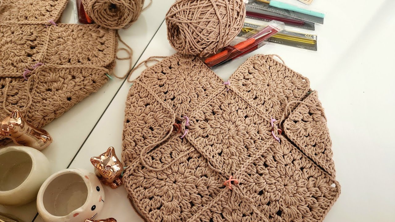 🧶Bolsa de Square parte 1🧶