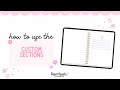 How To Use Custom Sections