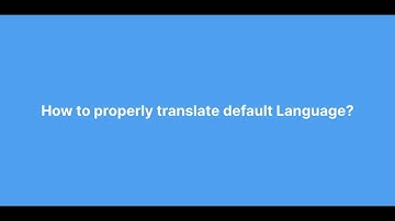 How to translate default Language in Shopify？