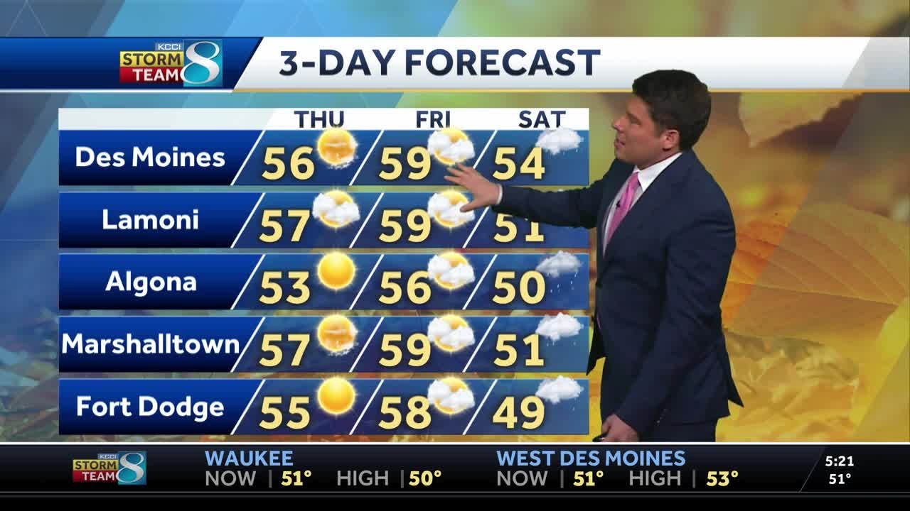 Iowa weather: Drying out until showers return this weekend - YouTube