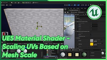UE5 Material Shader - Scaling UVs Based on Mesh Scale