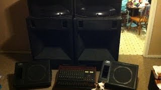 Very Large Peavey PA Speakers