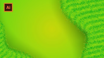 How to make green grass with distort and transform effect in adobe illustrator