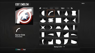 Black Ops 2 Emblem Tutorial -  Captain Americas Shield 1/4