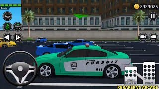 Car Driving Academy 2018 3D New Paint Police Car Pursuit Unlocked Android Gameplay screenshot 2