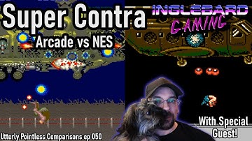 Super Contra Arcade vs NES | Super C | Comparison | Longplay