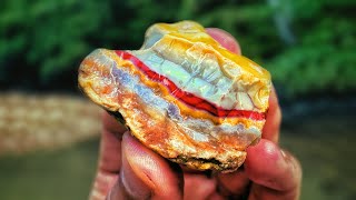 We Found BEAUTIFUL Agates in Kentucky and Cut Them Open on a Rock Saw | Kentucky Rockhounding