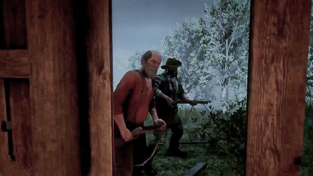 A different scene if you choose to follow Bill & Charles instead of uncle in Chapter 3