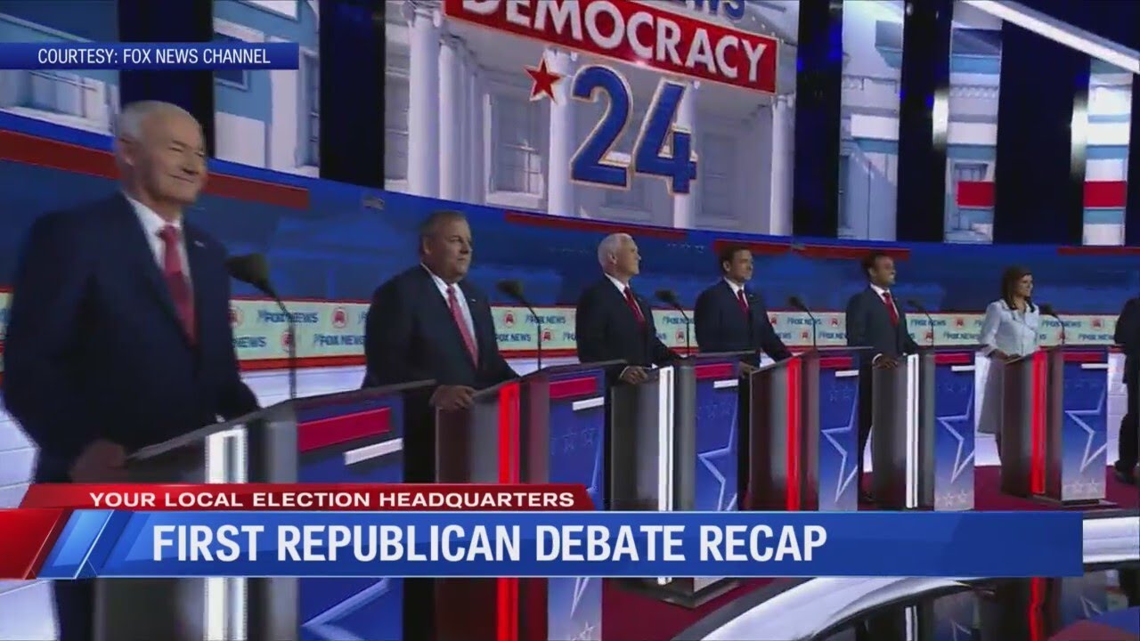 First Republican debate recap YouTube