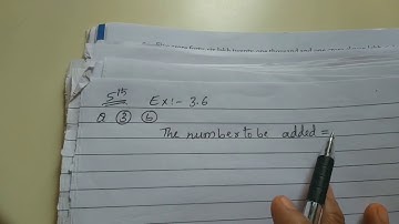 Class-5 Maths Exercise-3.6 Q3 ( a to d)