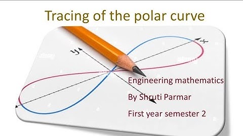 tracing of the curve | tracing of the polar curve | video 6