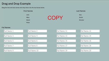 How to implement drag and drop with HTML, CSS and JavaScript