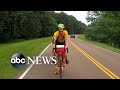 A father cycled 1400 miles for a cause