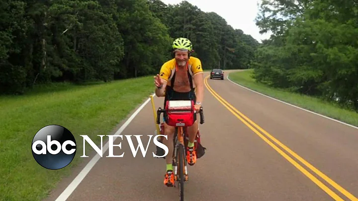 A father cycled 1,400 miles for a cause