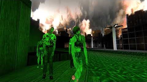 Hideous Destructor + Resident Evil monsters : HoE Remastered MAP16