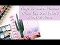 Ways To Use a Planner Without Plans // Choosing The Right Planner For You