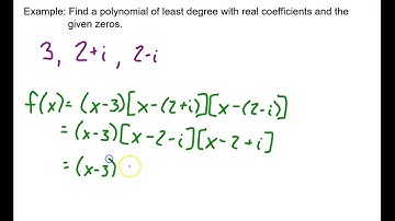 2.5 Complex Zeros and the Fundamental Theorem of Algebra