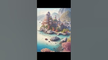 AI Art: Fantasy Island and the Lost City of Atlantis! [ ChatGPT × Leonardo Ai × Discover Life ]