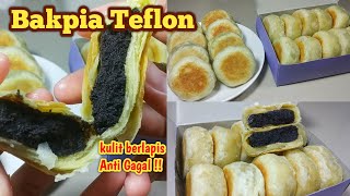 resep dan cara membuat bakpia teflon isi coklat kulit berlapis-lapis, modal 20 ribu || anti gagal ‼️