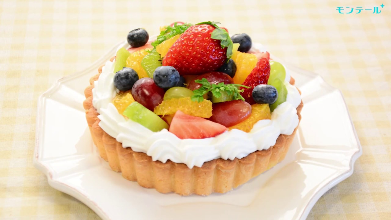 スイーツレシピ 米粉のフルーツタルト Rice Flour Fruit Tart Youtube