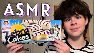 ASMR Little Debbie Zebra Cake Mukbang | Eating Sounds