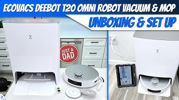 ECOVACS DEEBOT T20 Omni Robot Vacuum and Mop UNBOXING & SET UP